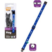 Karlie Kedi Tasması Çıng. 30Cm Mavi