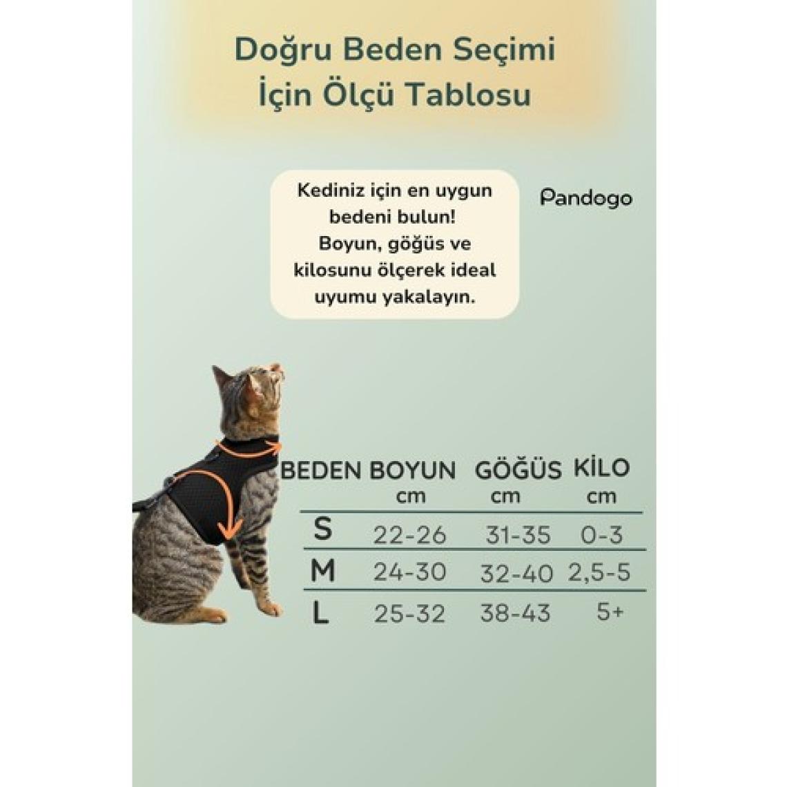 Evene Kedi Tasması Göğüs Boyun Tasma Seti Sevk Kayışlı Terletmeyen Nefes Alan Reflektörlü Tasma
