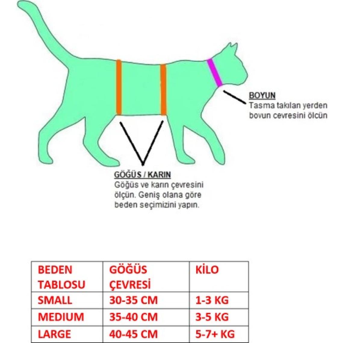 Moms And Babies Kedi Göğüs Tasması Kaçış Önleyici Isimli Kedi Tasması Pati Nakışlı