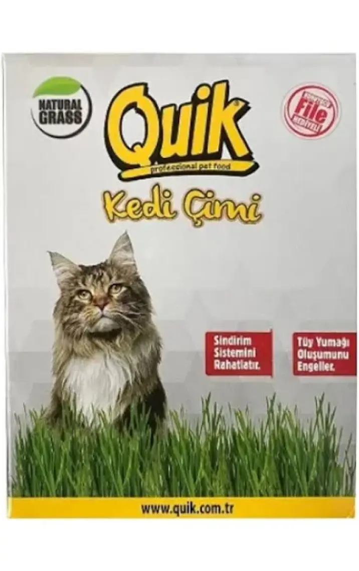 Quik Gerçek Topraklı Kedi Çimi