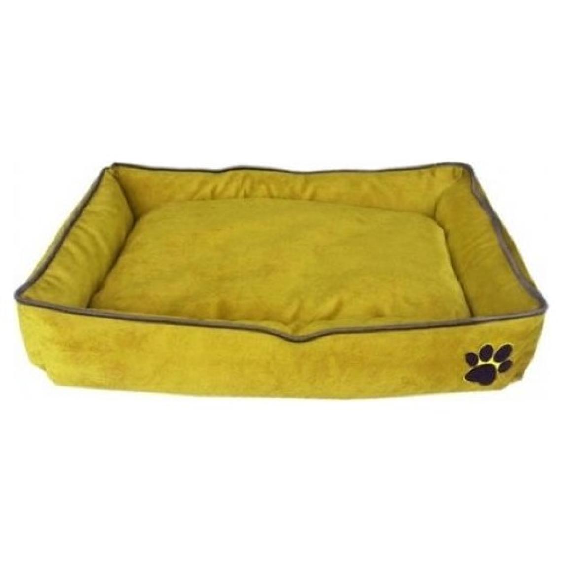 Nohov Tay Tüyü Köpek Yatağı Medium 15*60*80 cm Limon Sarısı