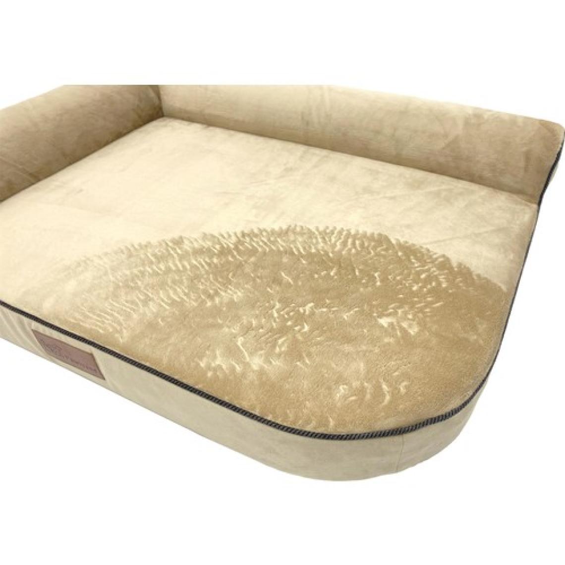 Bolster-L Üst Kalite Köpek Yatağı Süngerli Sıvı Geçirmez Alezli. %100 Elyaflı. 2 Fermuarlı
