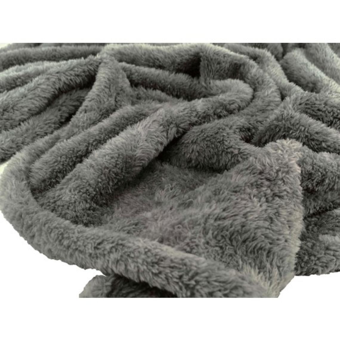 Ecotton Works Wellsoft Gri Renk Kedi Köpek Battaniyesi