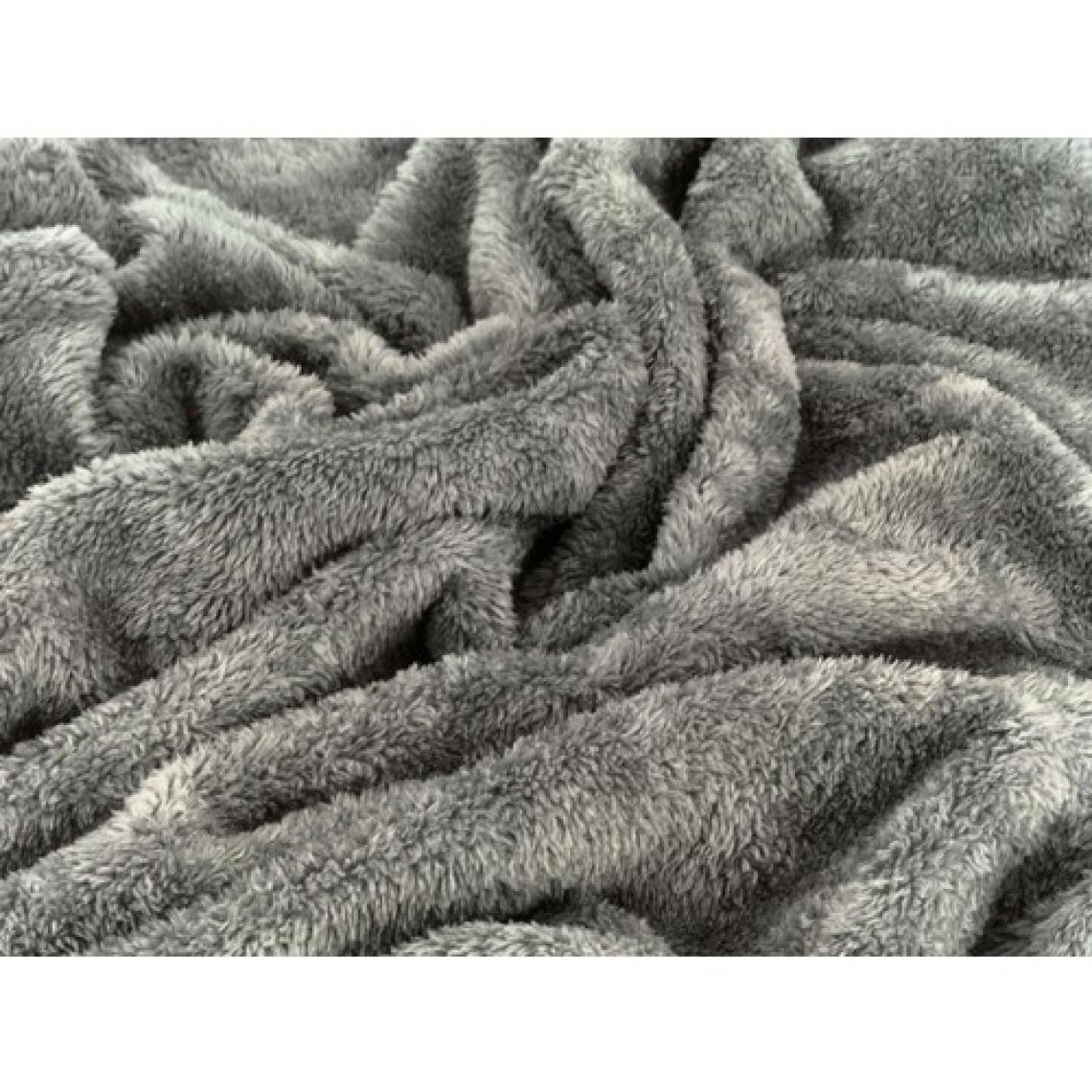 Ecotton Works Wellsoft Gri Renk Kedi Köpek Battaniyesi