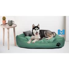 Mavi Vitrin Ultrasoft Mukavemetli  Battal Boy  Köpek Yatağı  Yıkanabilir Ürün / Kemik ve  Yastık Hediyeli