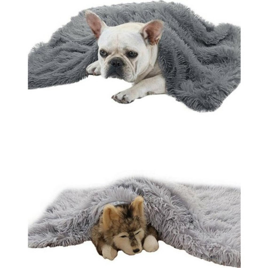 Bundera Peluş Kedi-Köpek Yatağı Battaniyesi Evcil Kedi Minderi Yuvası Evi Kulübesi Matı Örtüsü 60 x 90 cm
