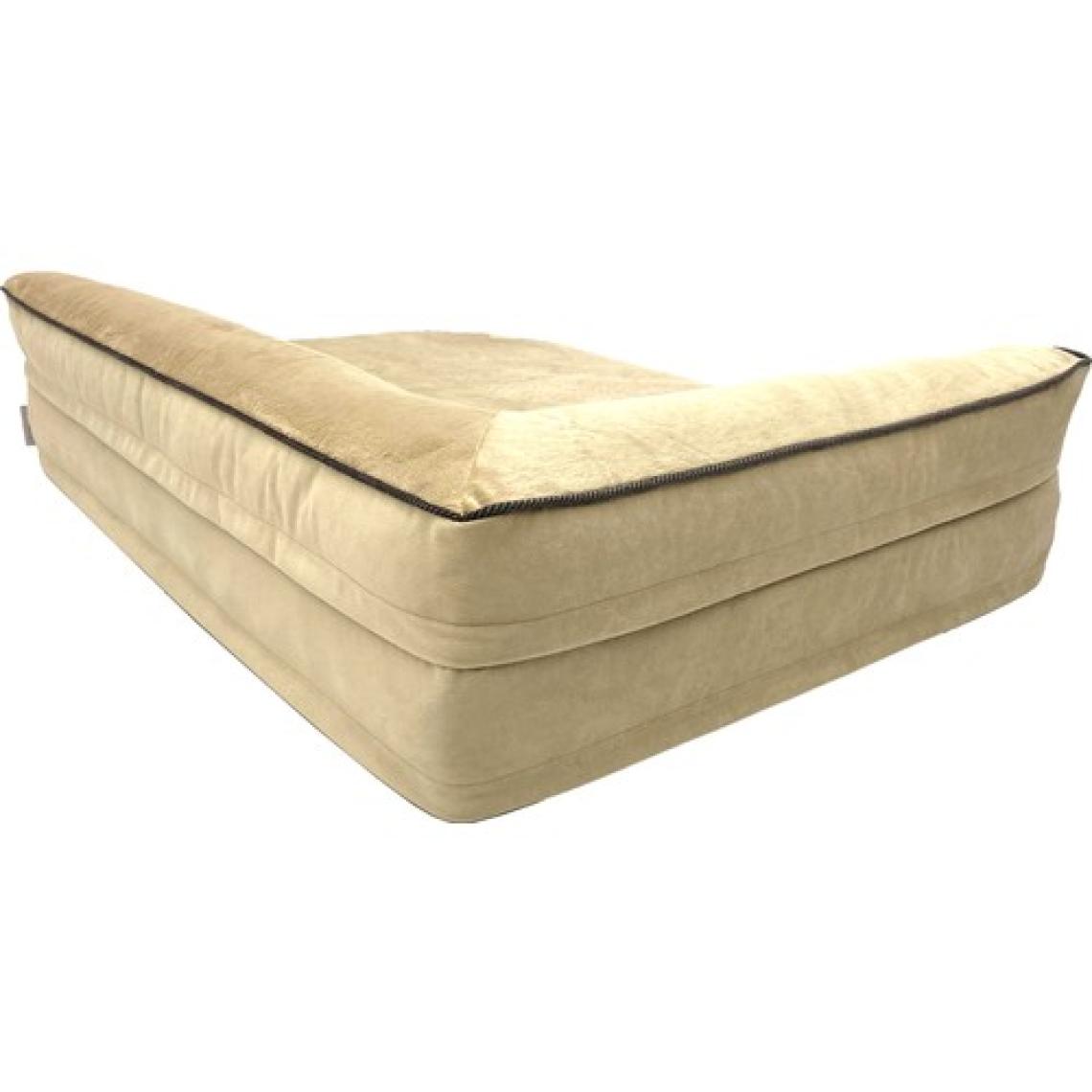Bolster-L Üst Kalite Köpek Yatağı Süngerli Sıvı Geçirmez Alezli. %100 Elyaflı. 2 Fermuarlı
