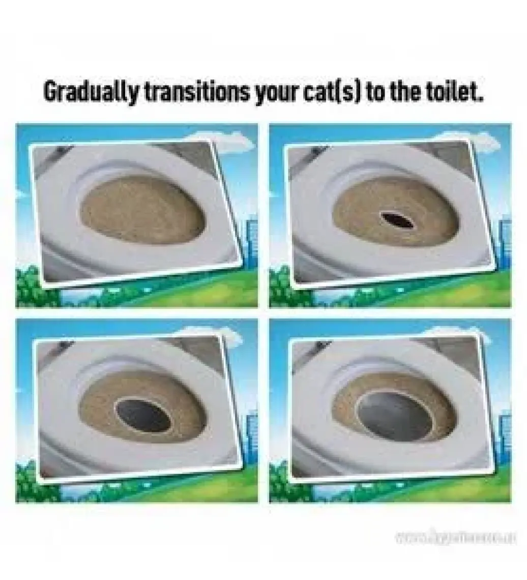 Kedi Tuvalet Eğitimi Klozet Aparatı