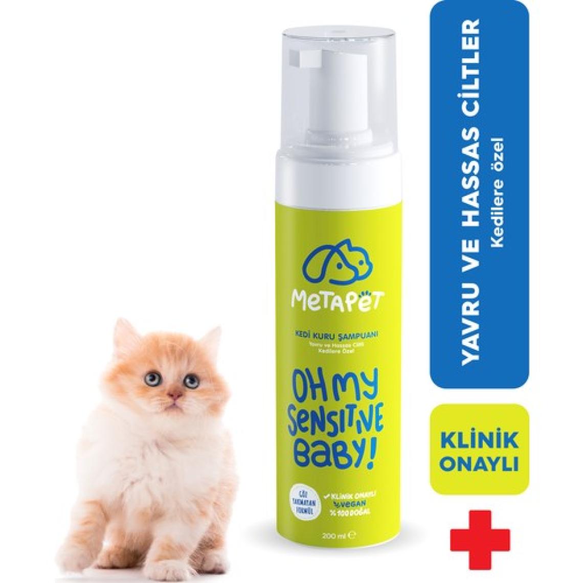 Metapet Kedi Bakım Ürünleri Seti, Eğitim Spreyi, Nano Series Hijyen Spreyi Ve Kuru Şampuan