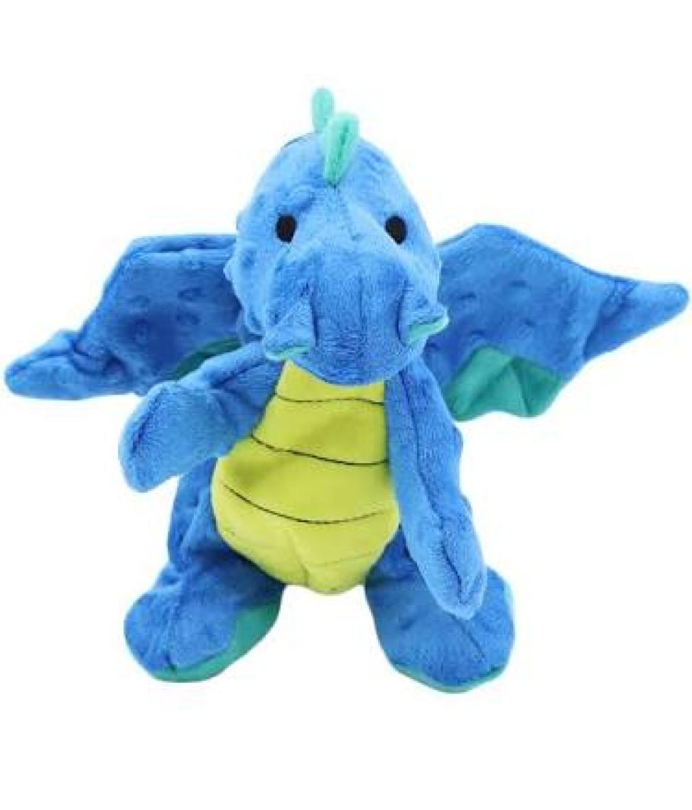 Peggy Chew It Sesli Ejderha Peluş Köpek Oyuncağı Açık Mavi 36 cm