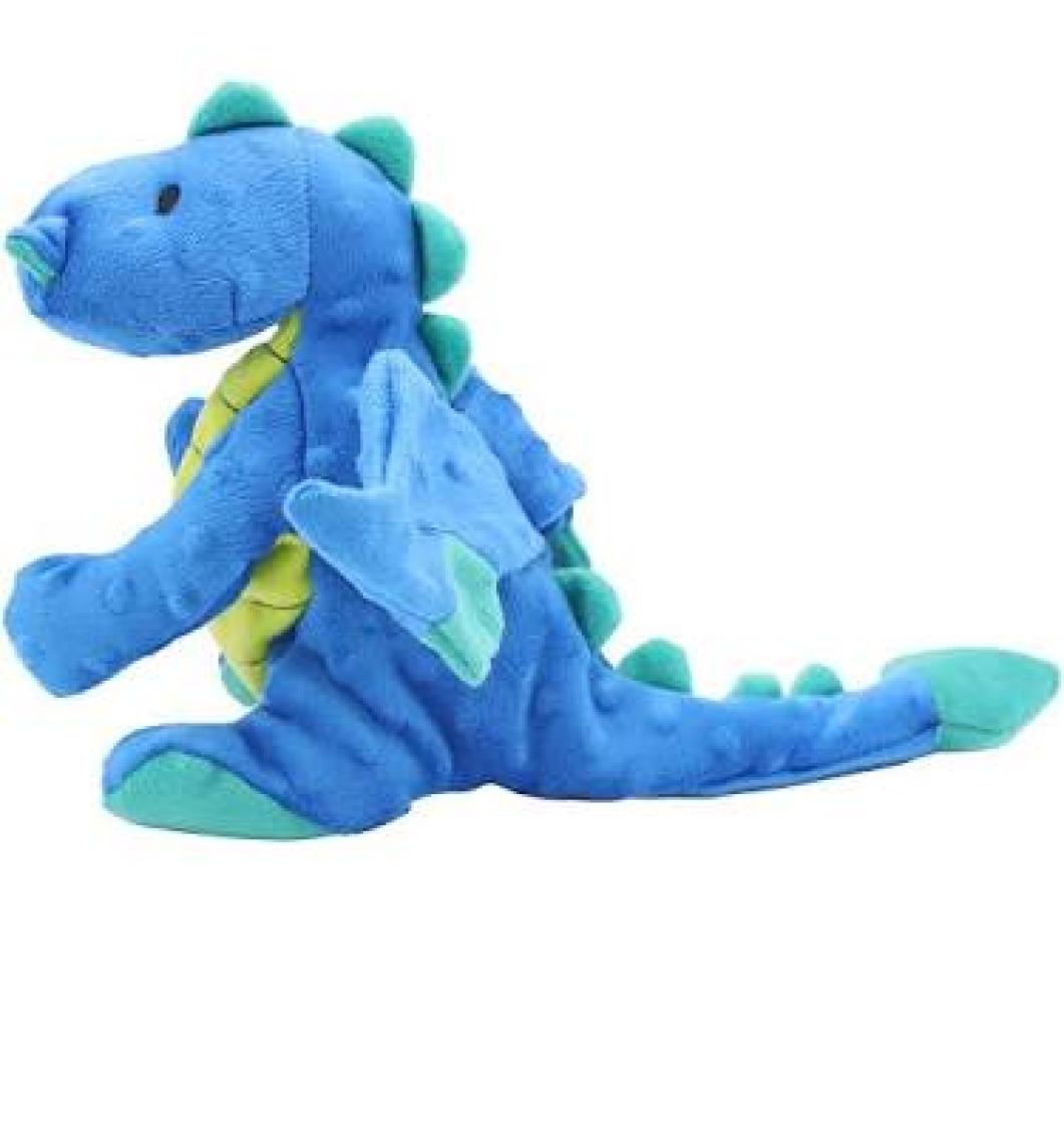 Peggy Chew It Sesli Ejderha Peluş Köpek Oyuncağı Açık Mavi 36 cm