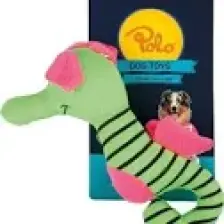 Polo. Peluş Çizgili Denizatı Yeşil/Mavi Köpek Oyuncağı 18 Cm
