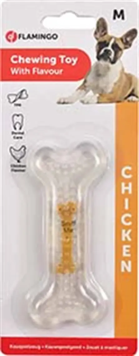 Flamingo Tavuk Kokulu Şeffaf Kemik 12 cm