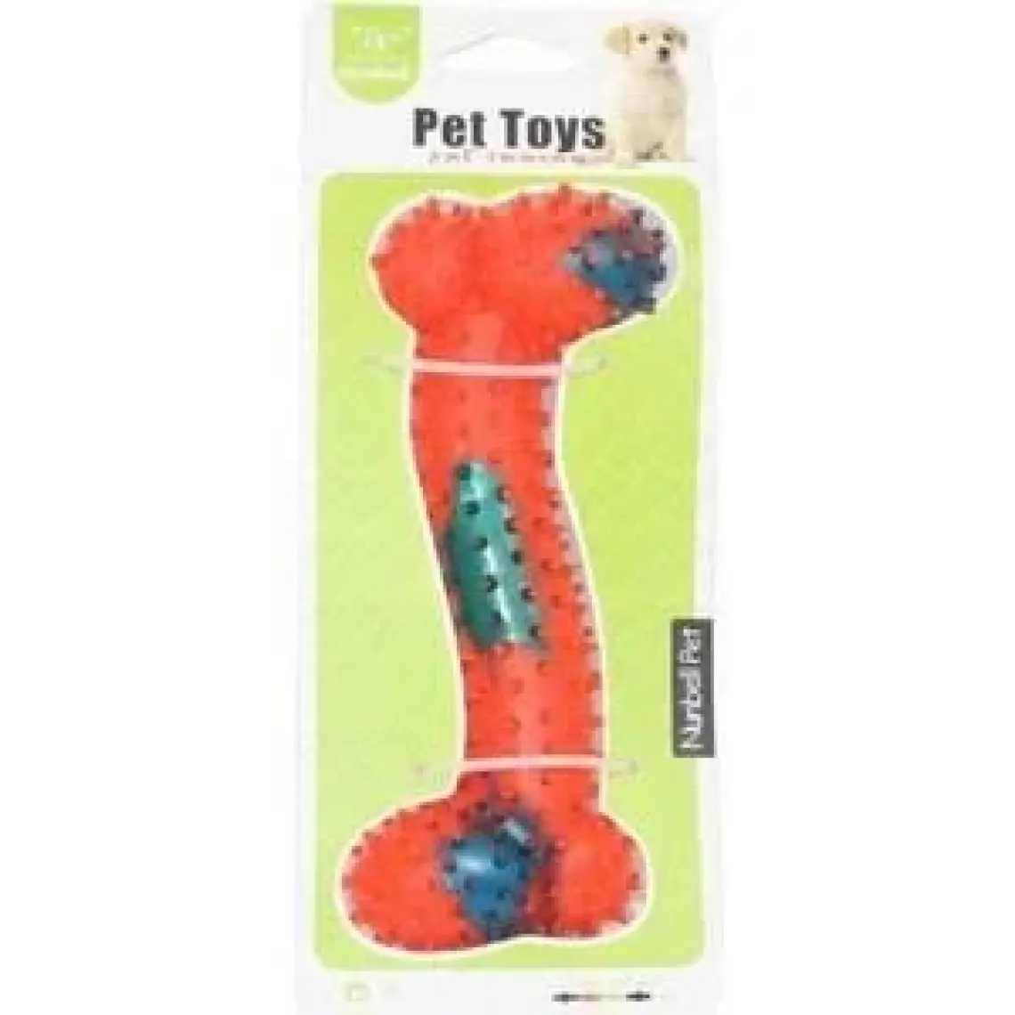 Nunbell Plastik Dikenli Kemik Köpek Oyuncağı 15cm