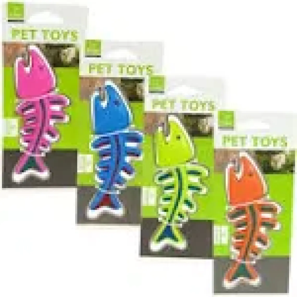 Nunbell Plastik Balık Kemik Köpek Oyuncağı 12cm
