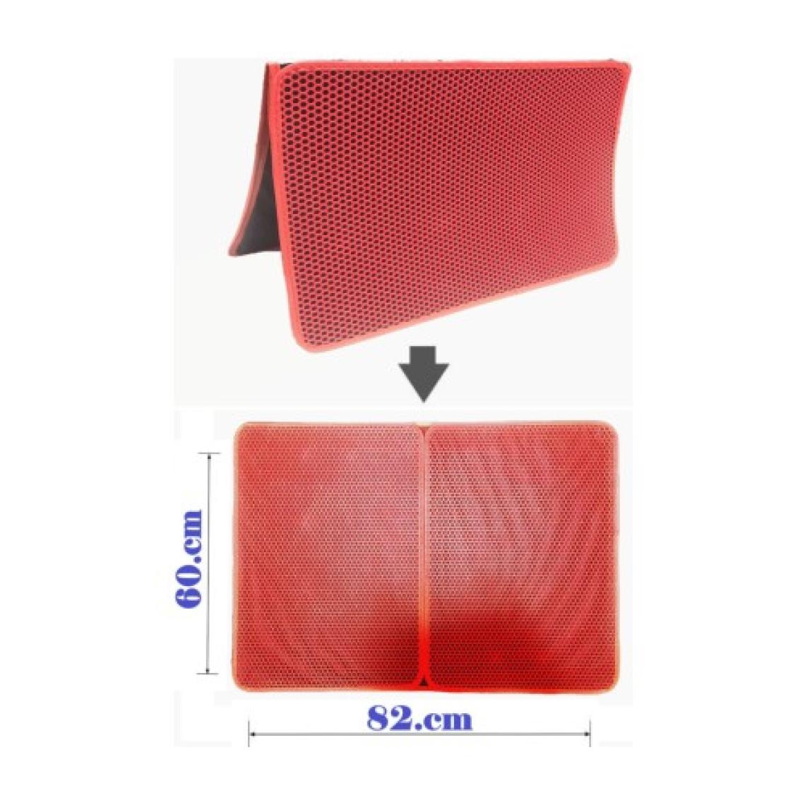 Tineke Büyük Boy Elekli Kedi Tuvalet Önü Paspası Katlanabilir 82 x 60 cm