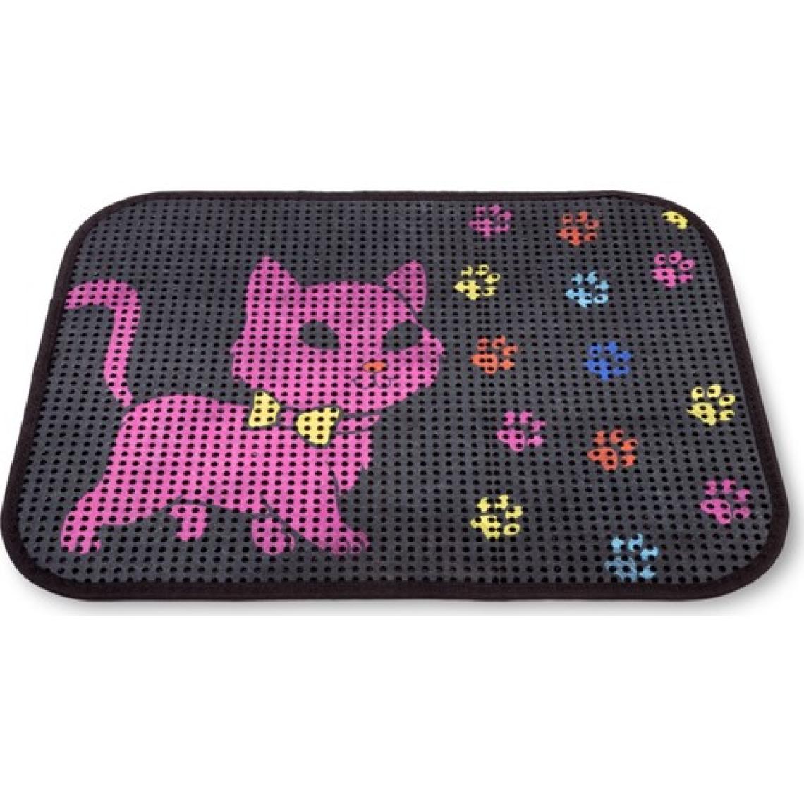Eryatex Elekli Desenli Kedi Tuvalet Önü Paspası 60 x 45 cm