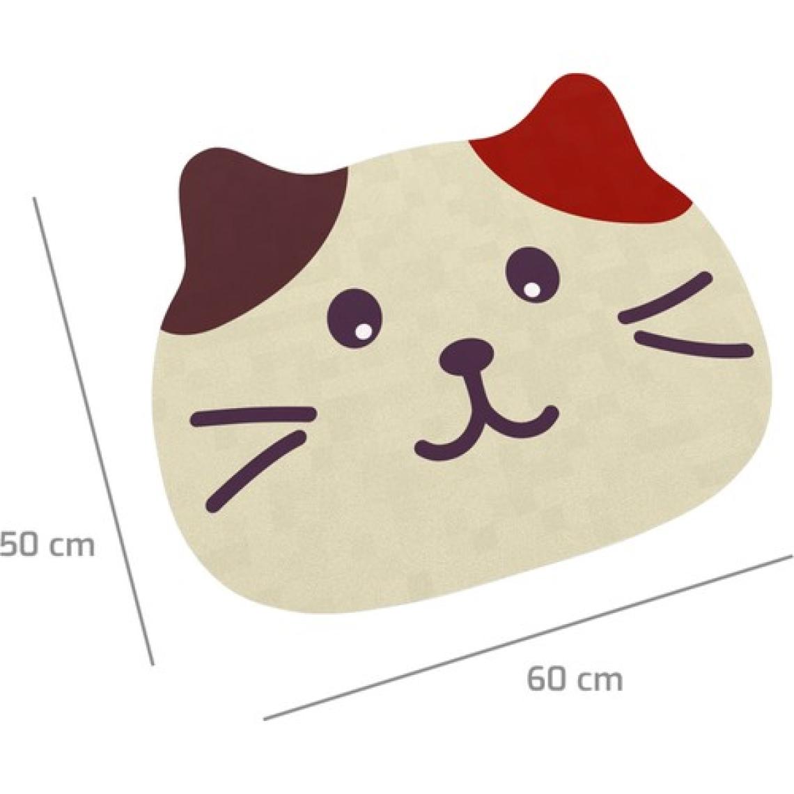 Arnee Kedi Tuvalet Önü Paspası Büyük Boy Desenli Kedi Kumu Paspası 50 x 60 cm