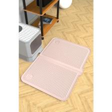Ata Home Silikon Mama ve Kum Matı  Havuzlu Yıkanabilir Kedi Tuvaleti Önü Kedi Kumu Paspası Büyük Boy 40 x 60 cm