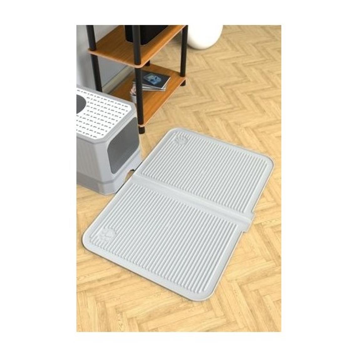 Ata Home Silikon Mama ve Kum Matı  Havuzlu Yıkanabilir Kedi Tuvaleti Önü Kedi Kumu Paspası Büyük Boy 40 x 60 cm