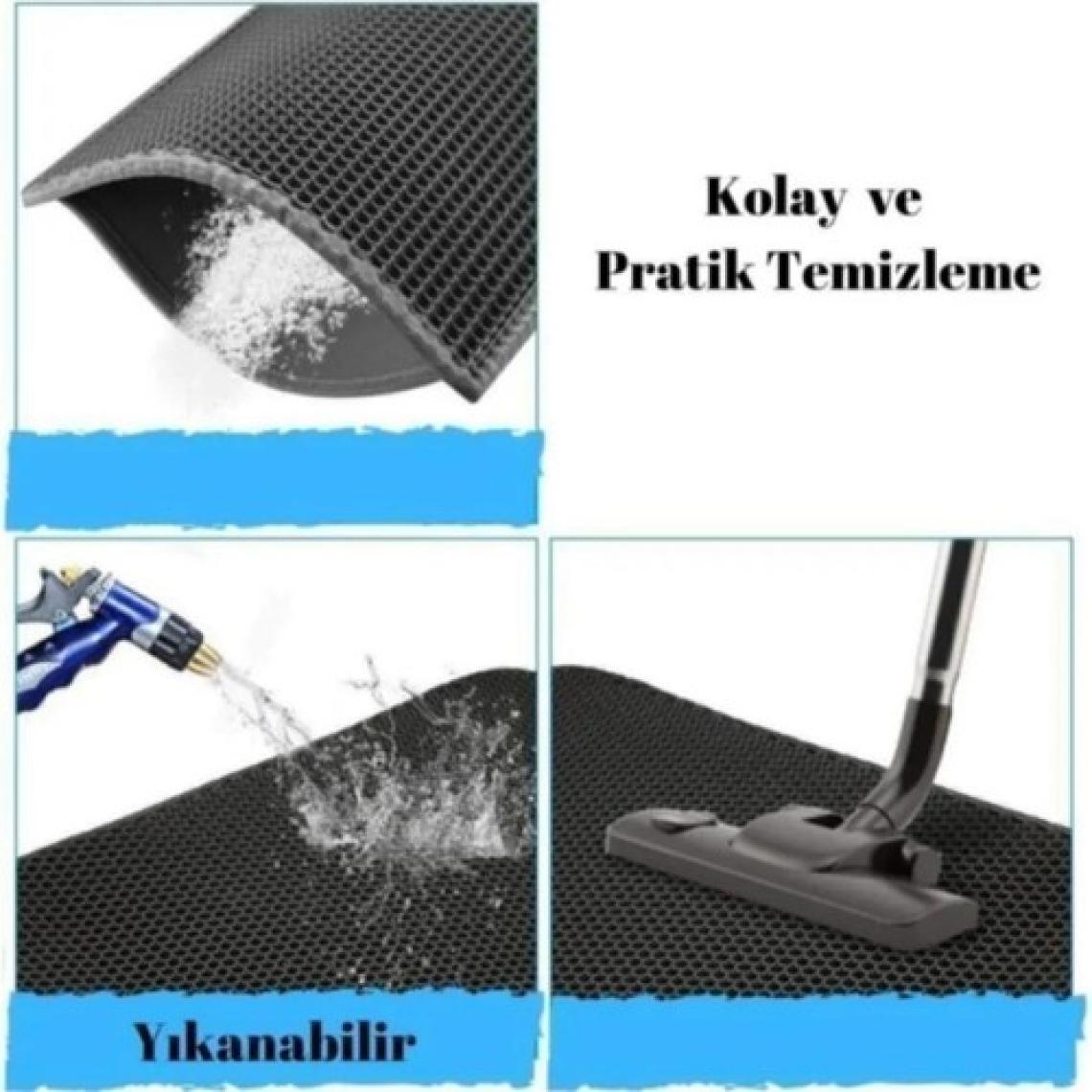 Hasby Elekli Kedi Tuvalet Önü Paspası Kedi Kumu Paspası 45x60 cm