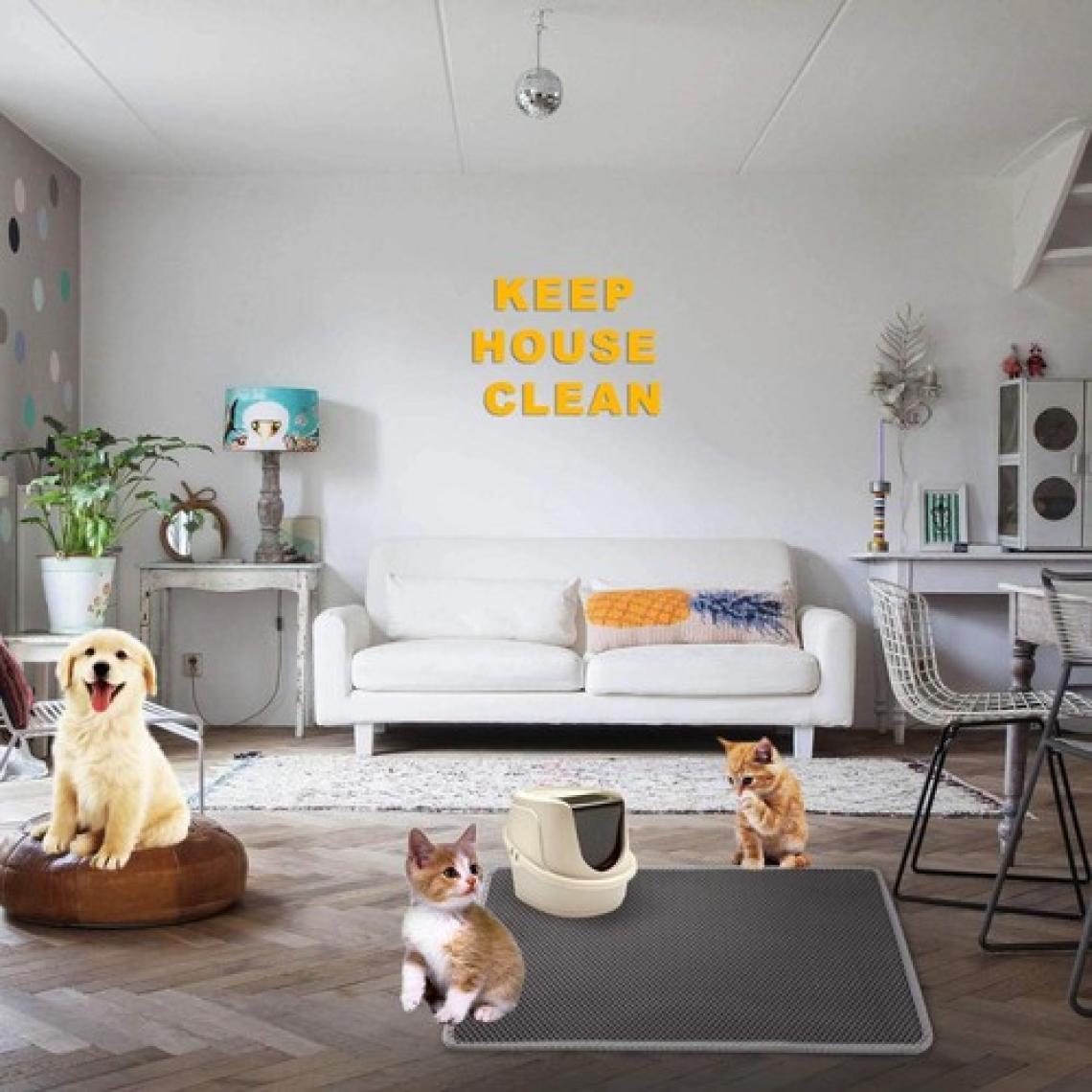 Hasby Elekli Kedi Tuvalet Önü Paspası Kedi Kumu Paspası 45x60 cm