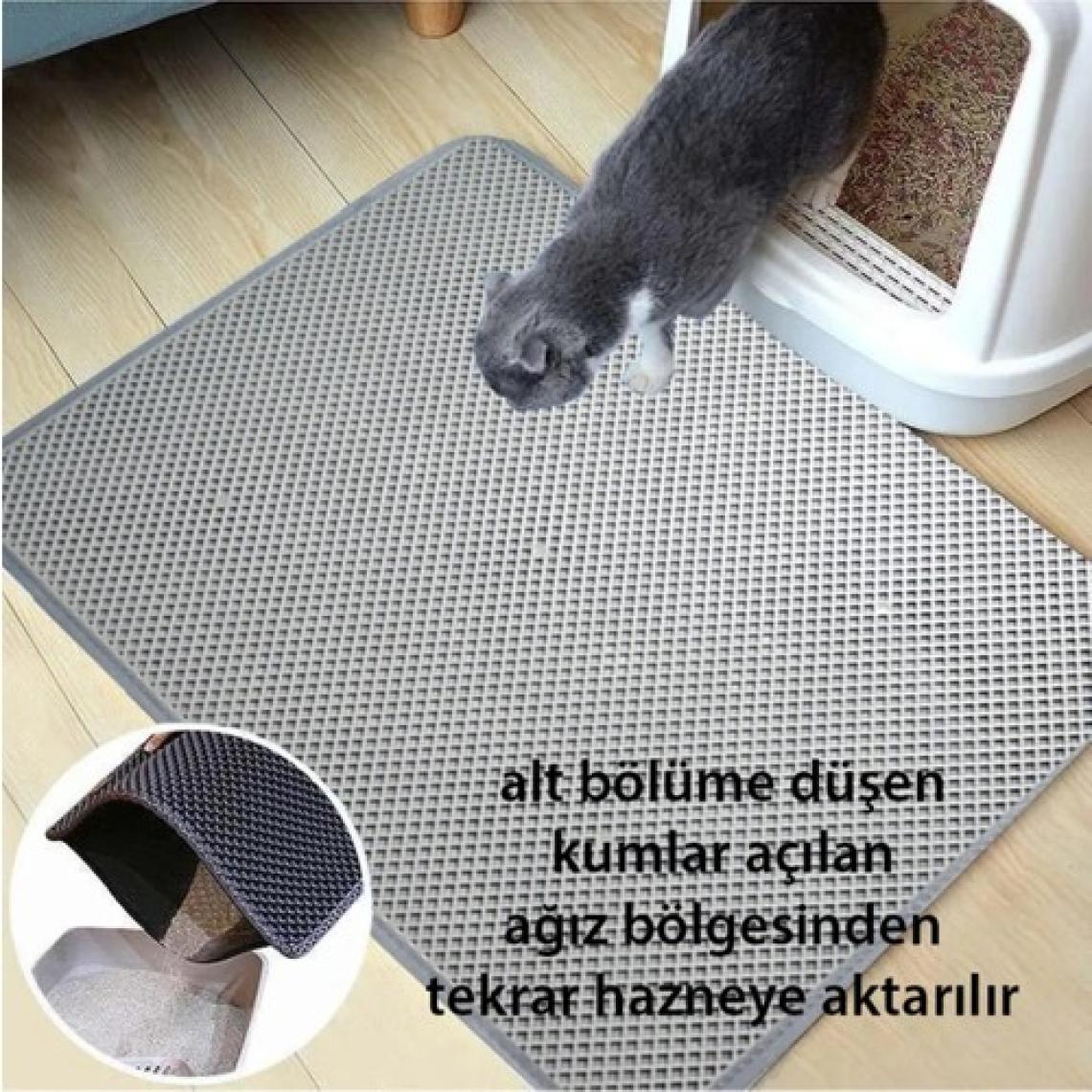 Milo Elekli Kedi Paspası 45X62 cm Sert Plastik