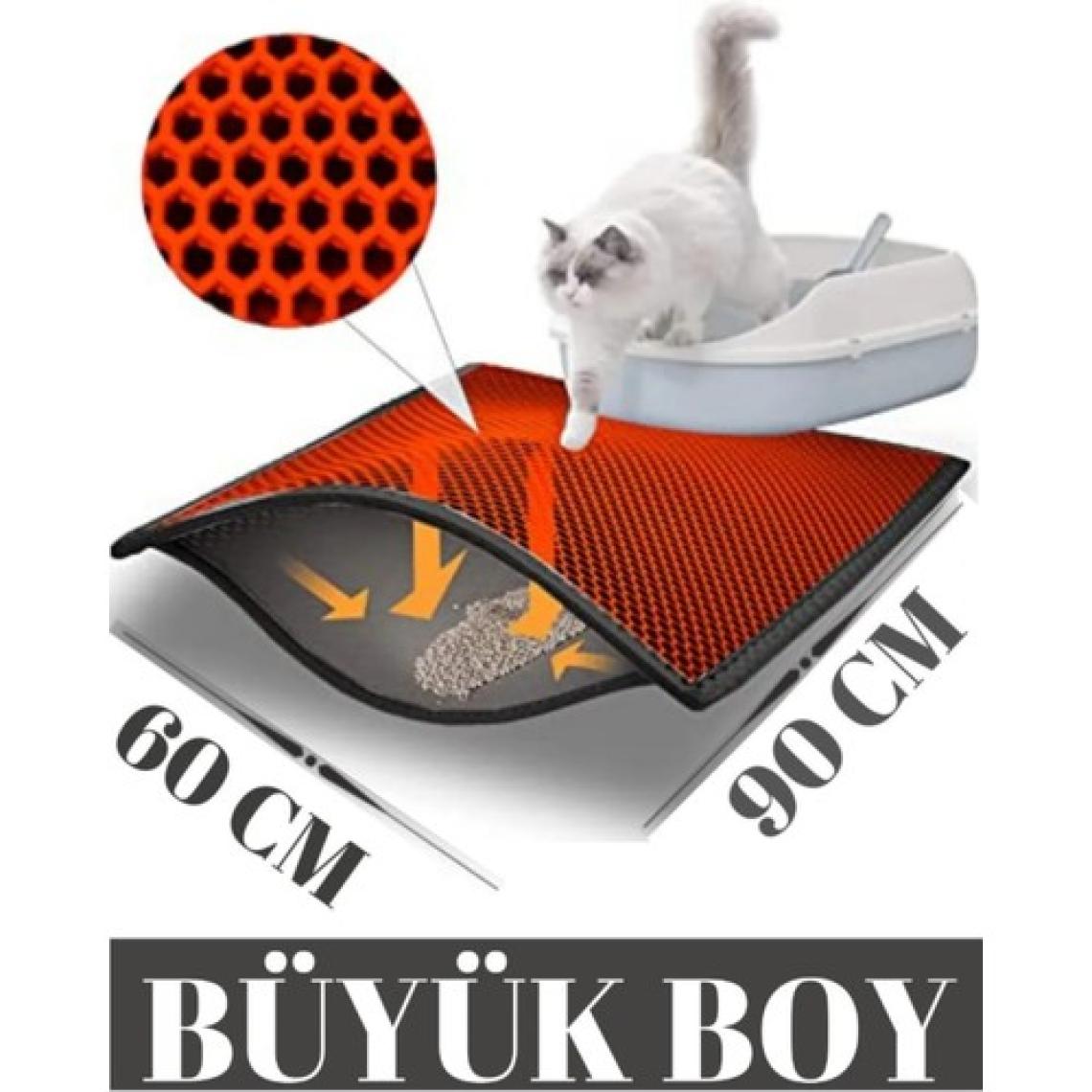 Skyinn Kedi Kumu Paspası Kedi Tuvalet Önü Elekli Paspas Yıkanabilir Silinebilir