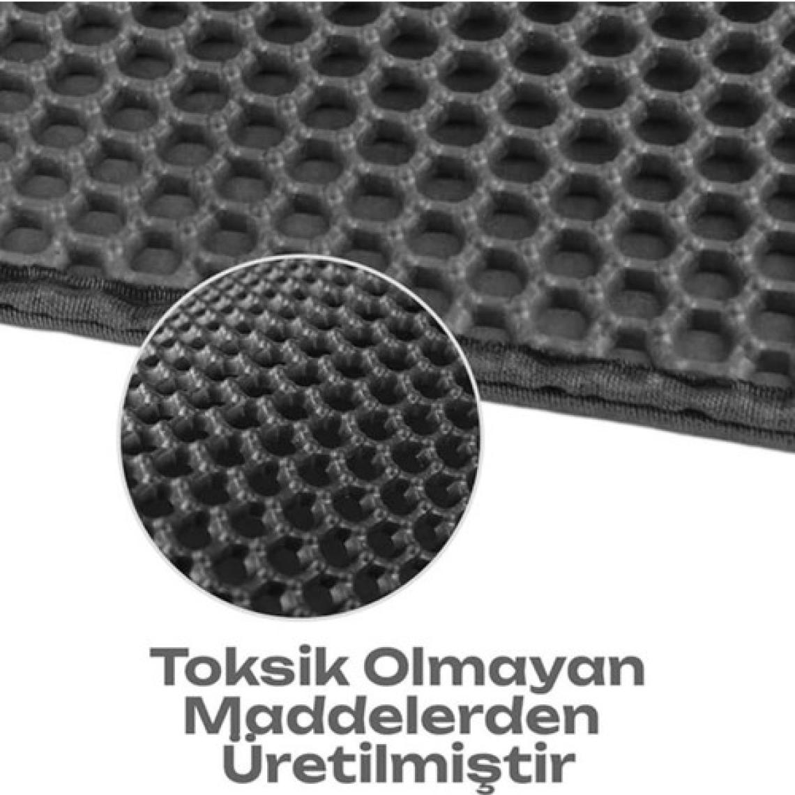 Sebura Büyük Boy Elekli Kedi Tuvalet Paspası Kedi Kumu Paspası Kedi Matı Kedi Köpek Paspası 60 x 40