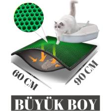 Skyinn Kedi Kumu Paspası Kedi Tuvalet Önü Elekli Paspas Yıkanabilir Silinebilir