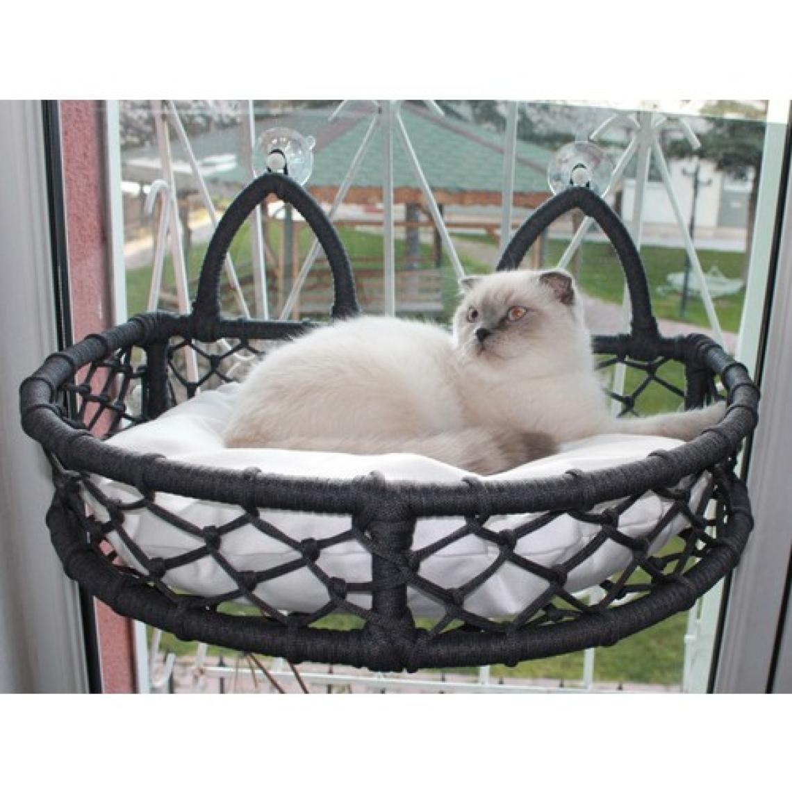 Lüxperi Kedi Cam Yatağı & Kedi Yatağı & Vantuzlu Kedi Yatağı