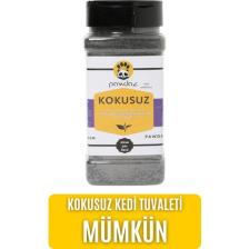 pawdaz Kokusuz - Aktif karbon ve siyah çay özlü kedi kumu kokusu giderici (500 ml. / 300 Gram ± 25 g)