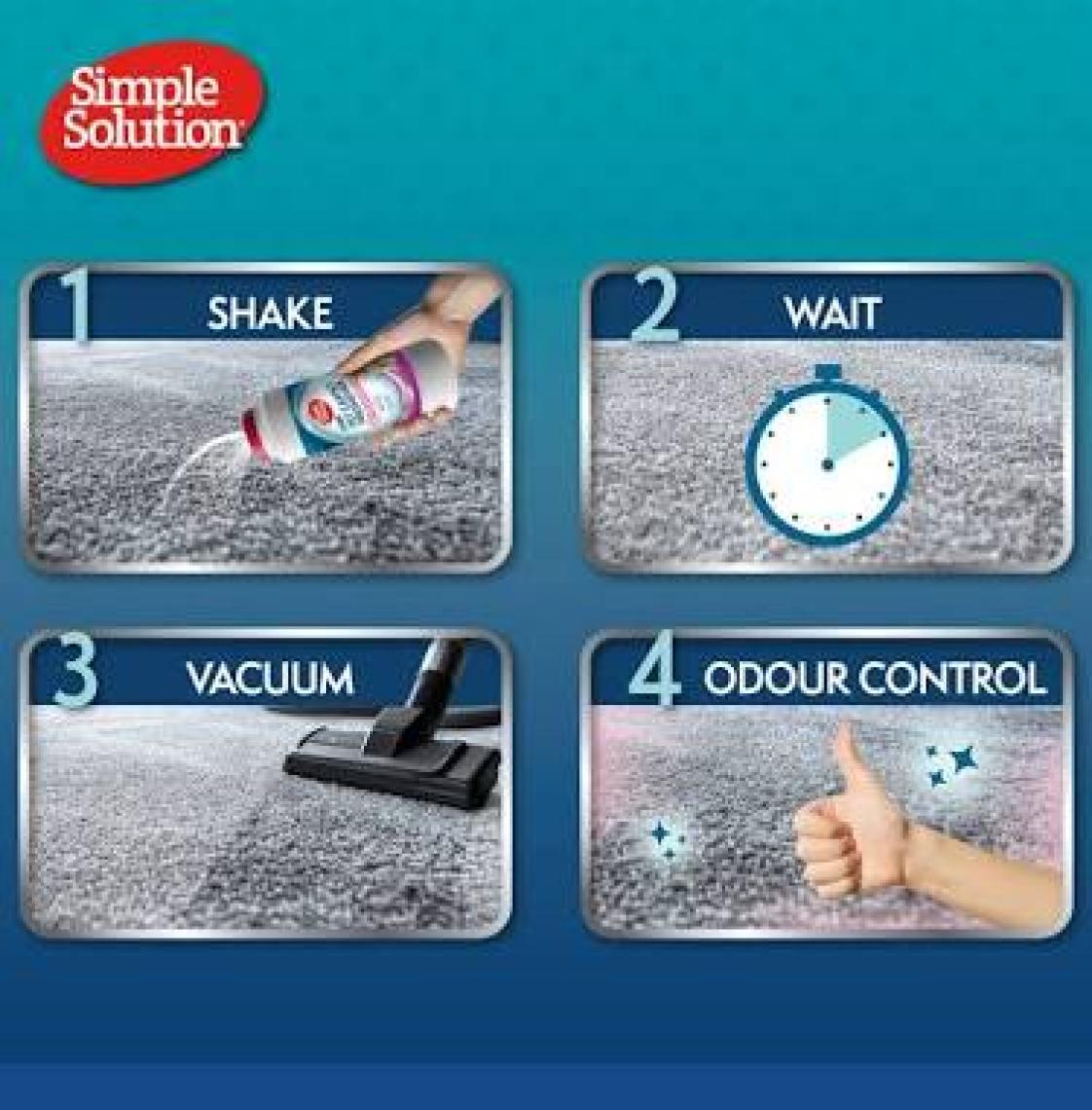 Simple Solution Pet Carpet Freshner Koku Giderici Halı Pudrası 500 gr