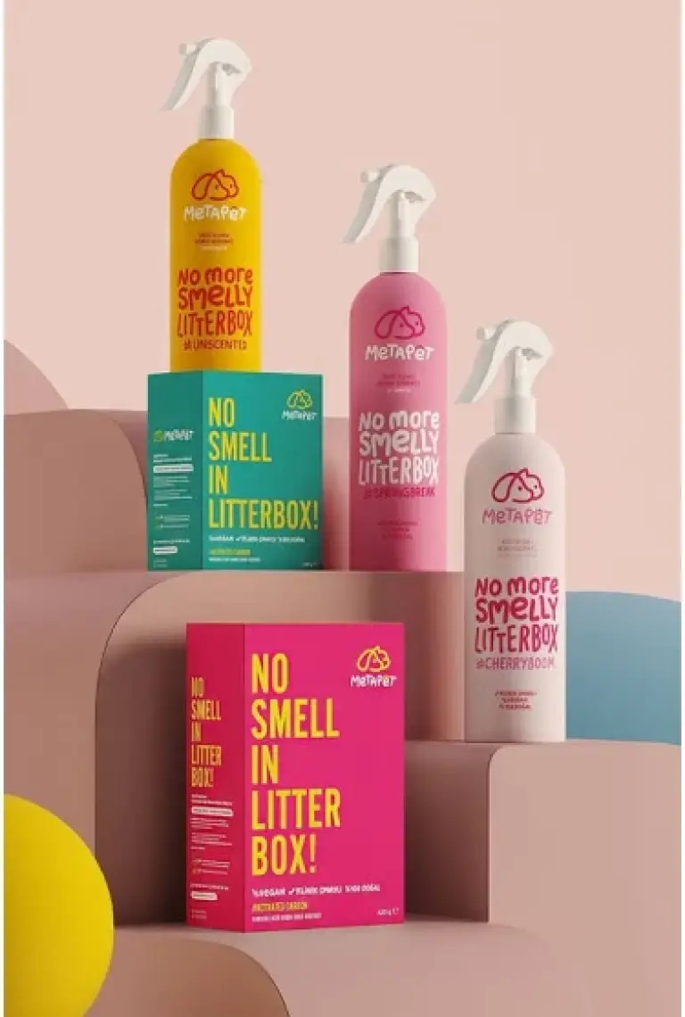 Metapet Japon Kiraz Çiçeği Kedi Kumu ve Tuvaleti Koku , Doğal Ve Kokusuz Kedi Tuvaleti Için, Naturel Sprey 400 ml
