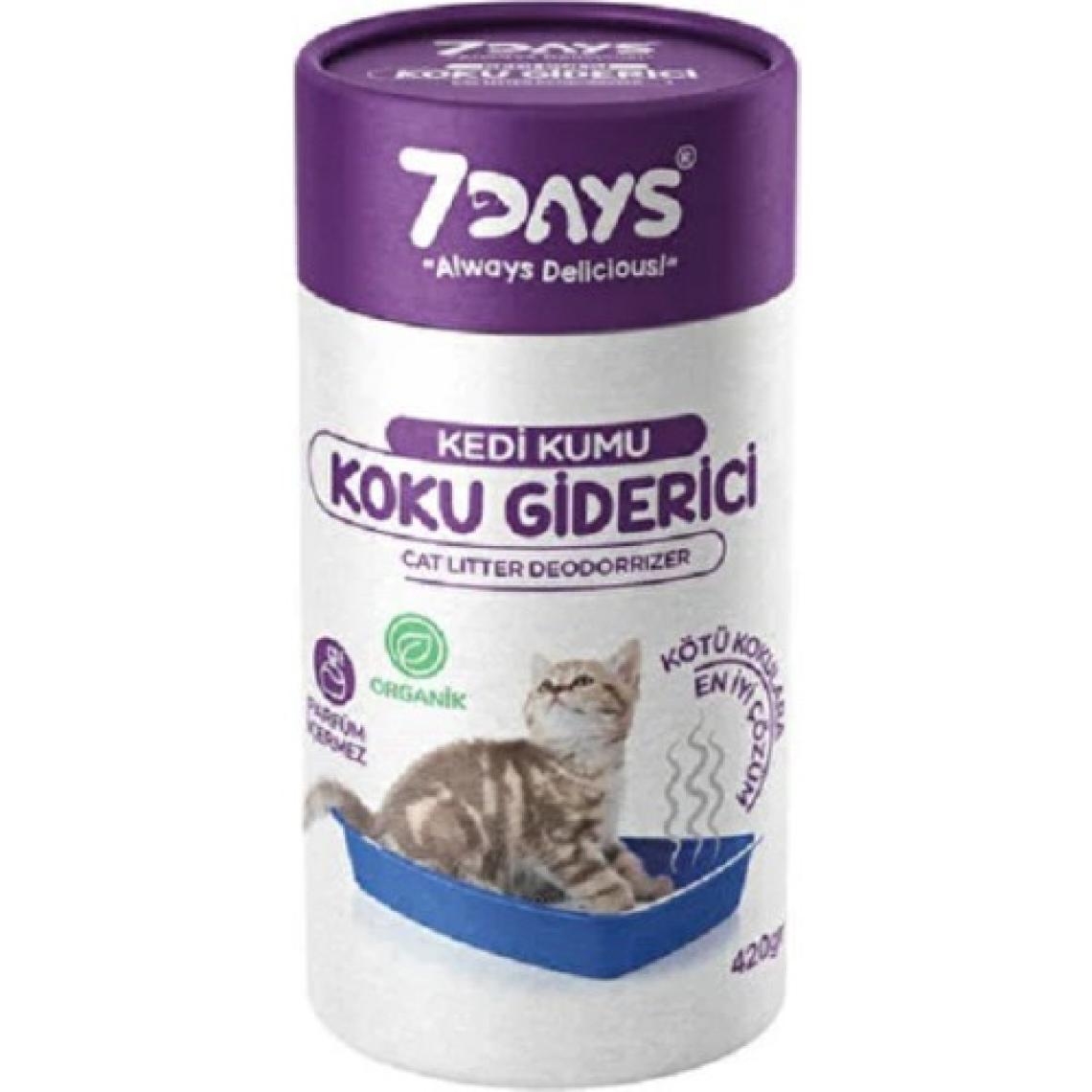 7Days Kedi Kumu Koku Giderici Aktif Karbon 420 Gram