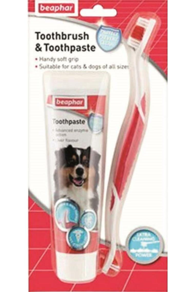 Toothbrush Köpek Diş Fırçası Ve Diş Macunu Seti