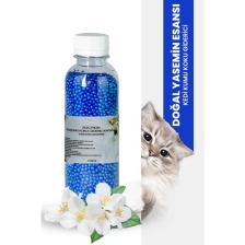 ELECTRON Kedi Kumu ve Tuvaleti Koku Giderici Granül, yasemin Ferahlatıcı Etkili, Kokusuz Tuvalet İçin, 250ml
