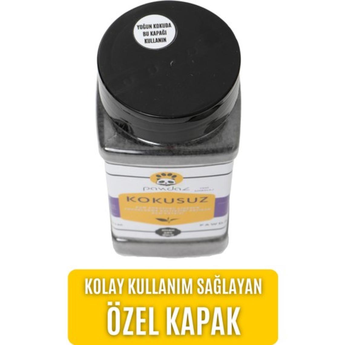 Pawdaz Kokusuz X3- Aktif Karbon ve Siyah Çay Özlü Kedi Kumu Kokusu Giderici