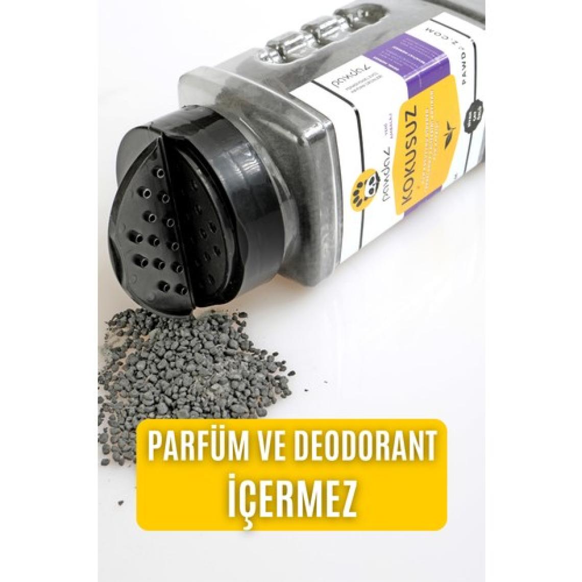 Pawdaz Kokusuz X3- Aktif Karbon ve Siyah Çay Özlü Kedi Kumu Kokusu Giderici