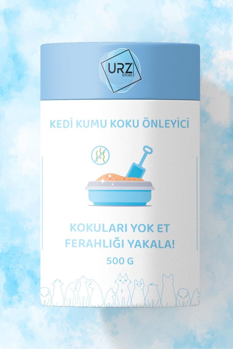 Urz Store Kedi Kumu Tuvaleti Koku Giderici Önleyici Organik Kokusuz 500 gr Aktif Karbon Koku Giderici