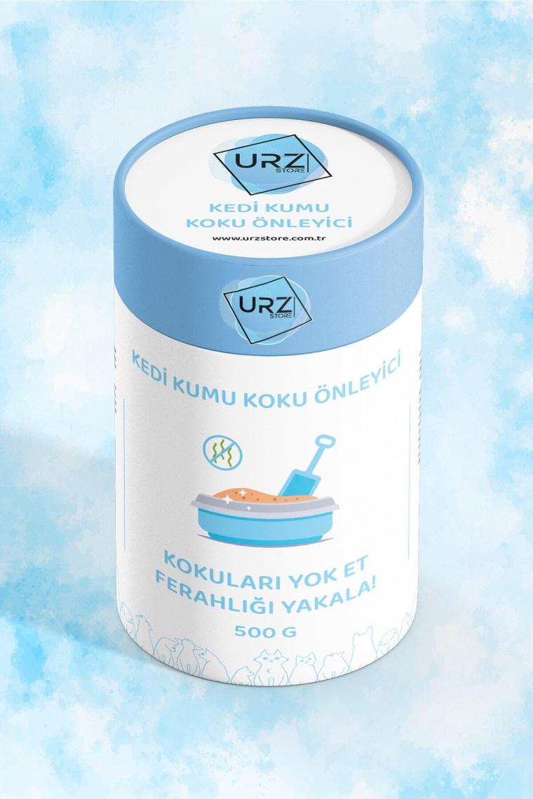 Urz Store Kedi Kumu Tuvaleti Koku Giderici Önleyici Organik Kokusuz 500 gr Aktif Karbon Koku Giderici