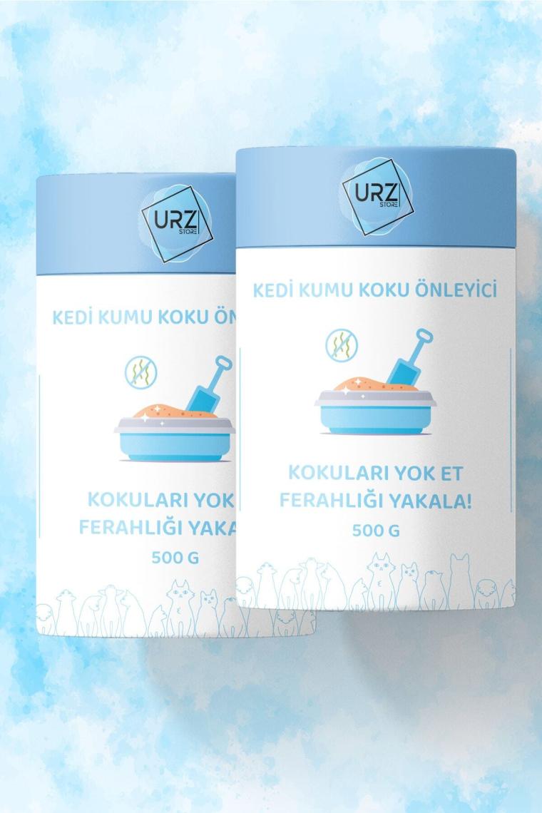 Urz Store Kedi Kumu Tuvaleti Koku Giderici Önleyici Organik Kokusuz 500 gr Aktif Karbon Koku Giderici