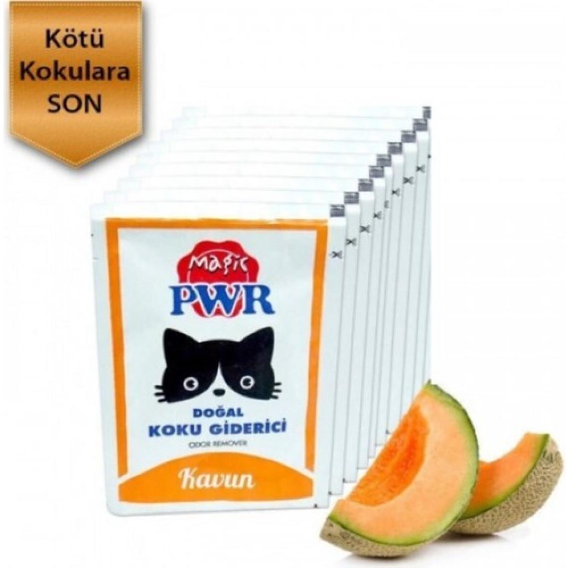 Magic Power Kavun Aromalı Kedi Kumu Koku Giderici 25 gr - 5'li