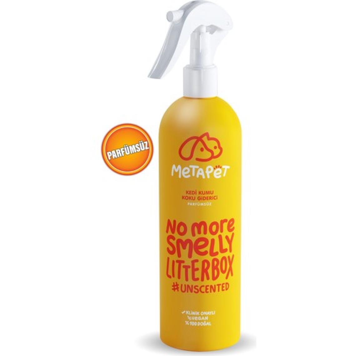 Metapet Parfümsüz Özel Kedi Kumu Koku Giderici, Doğal Ve Kokusuz/naturel Kedi Tuvaleti Için Sprey, 400 ml
