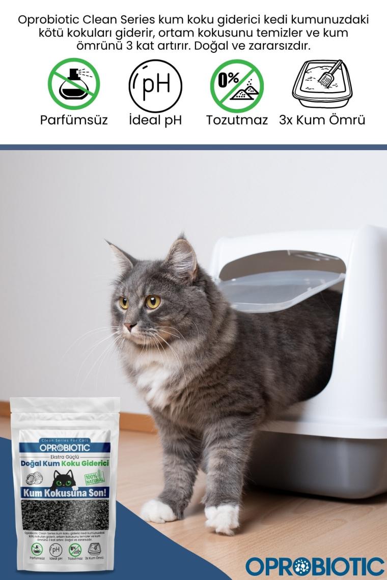 Clean Doğal Kedi Kumu Koku Giderici 240 gr