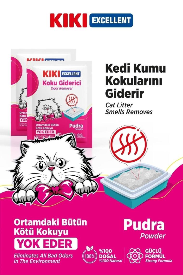 Kiki Excellent 25 gr Pudralı Kedi Kumu Koku Giderici
