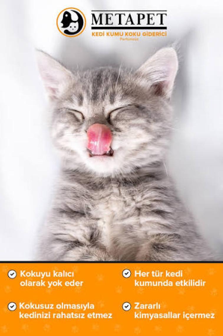 Metapet Parfümsüz Özel Kedi Kumu Koku Giderici, Doğal Ve Kokusuz/naturel Kedi Tuvaleti Için Sprey, 400 ml