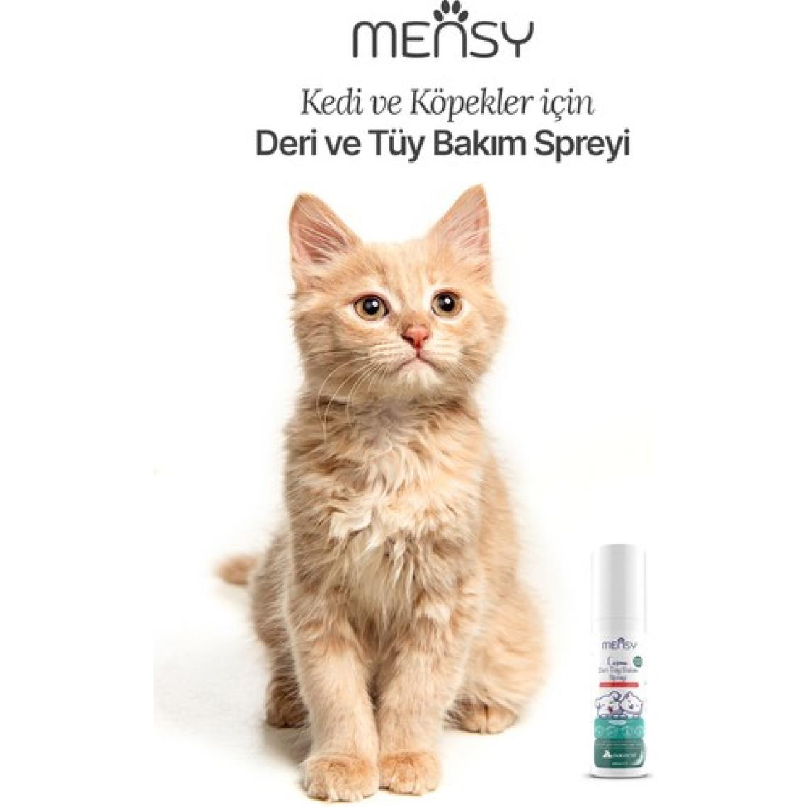 Mensy Kedi ve Köpekler Için Deri ve Tüy Bakım Spreyi