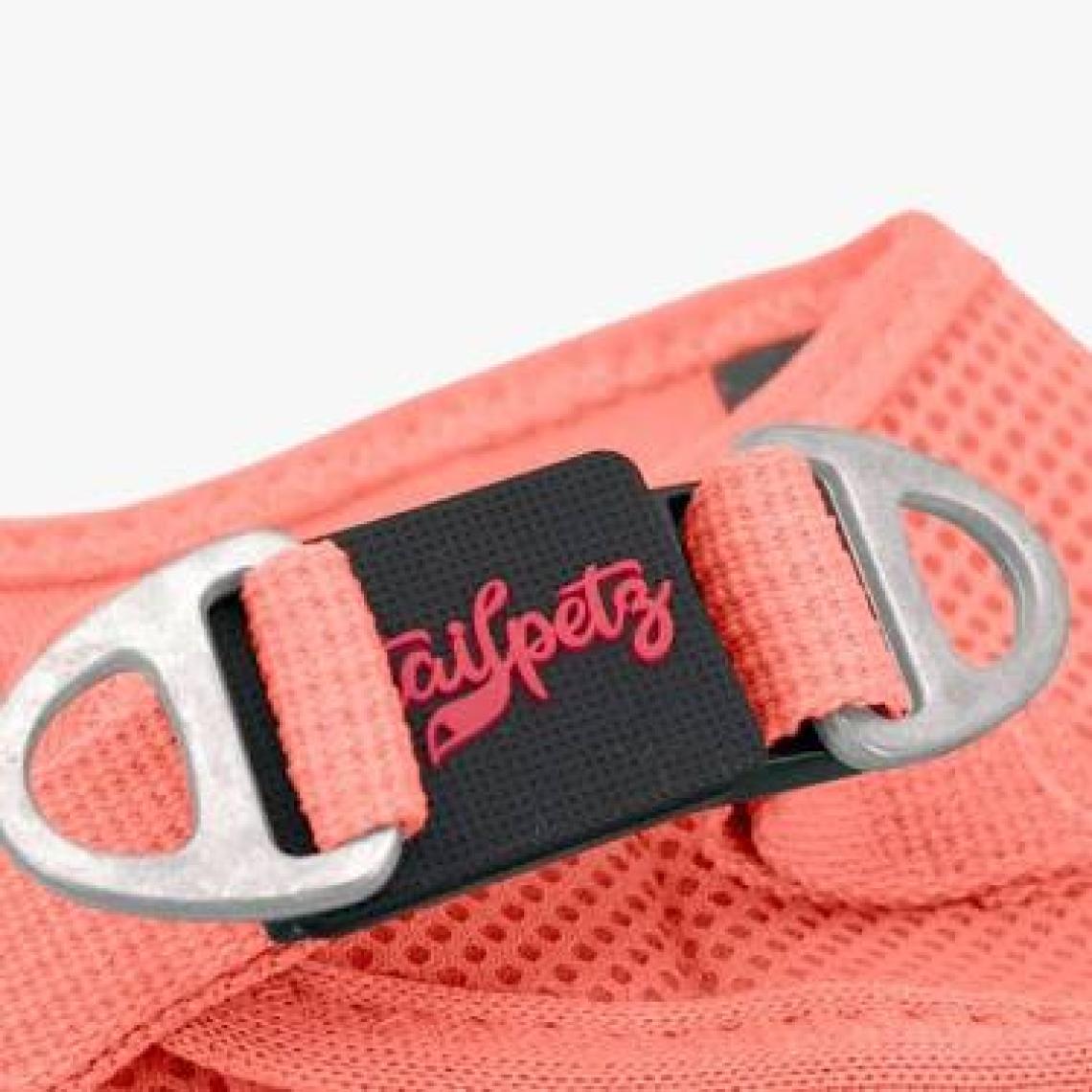 Tailpetz Air-Mesh Harness Köpek Göğüs Tasması Medium Neo-Pembe