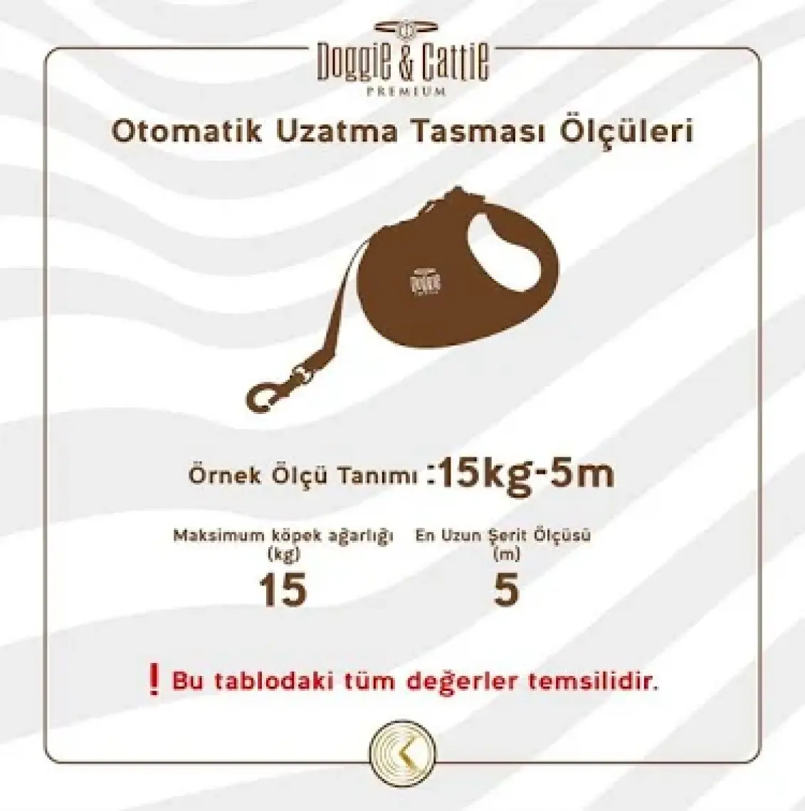 Doggie Doggie  Otomatik Köpek Tasması Master Seri M Light Blue